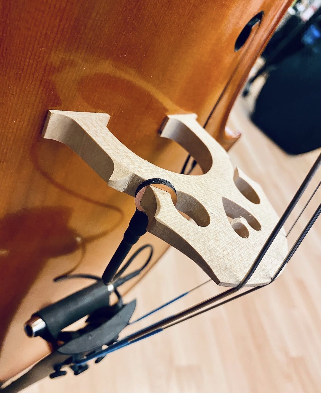 Forstærk din cello live med Planet Wing Cello Pickup – image 2